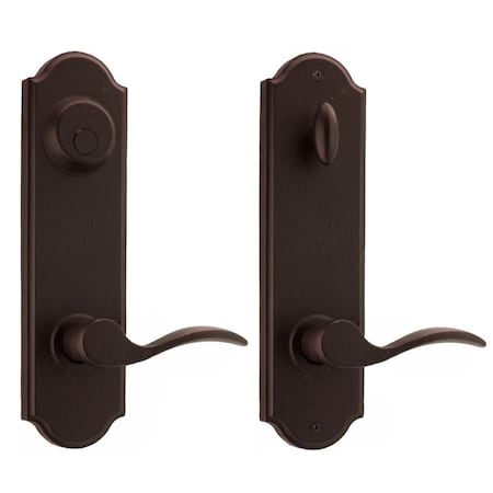 Weslock Right Hand Carlow Tramore Dummy Handle Oil Rubbed Bronze R7645H1H10020